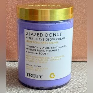 TRULY Glazed Donut After Shave Glow Cream JUMBO 12 oz